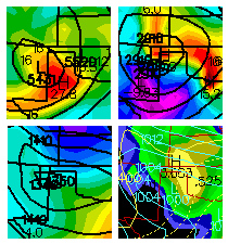 UKMET model 72-hour forecast valid 6am Monday 3/20